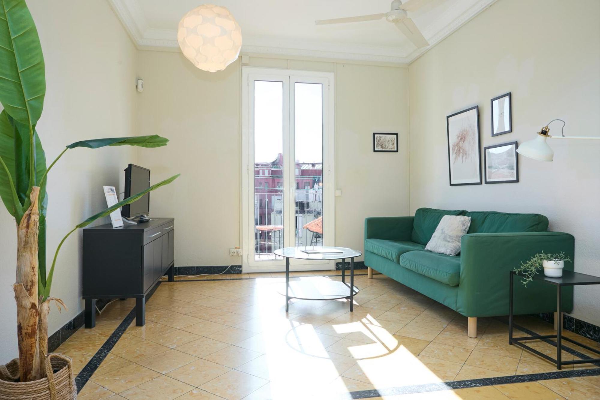 63Par1016- Sunny Apartment In Paralel Barcelona Exterior foto